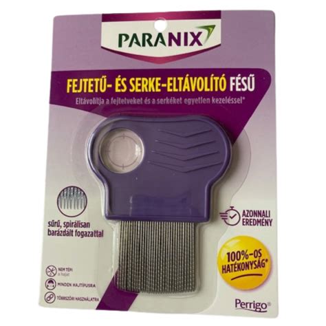 Sűrű fogazatú fésű a fejtetű és serkék eltávolítására