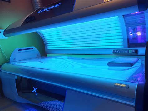 Szolárium stúdió belső tere