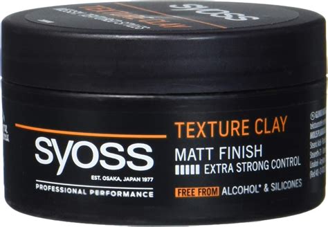 syoss texture clay vizuális bemutató