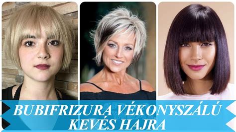 Frizurák vékonyszálú hajra