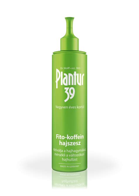 Infografika: A Plantur 39 Fito-koffein hajszesz működése a fejbőrön