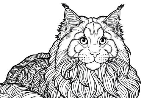 Maine Coon rajz