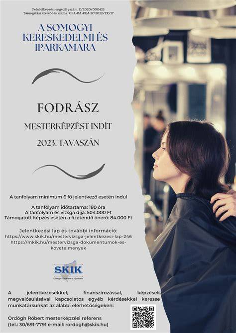 Infografika: Fodrász képzés és mestervizsga folyamat