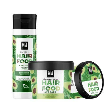 Hair Food makadámiás illat és textúra vizuális ábra