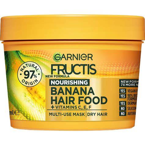 Garnier Fructis Hair Food termékcsalád összehasonlítási infographic