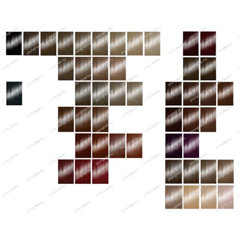 Garnier hajfesték színskála