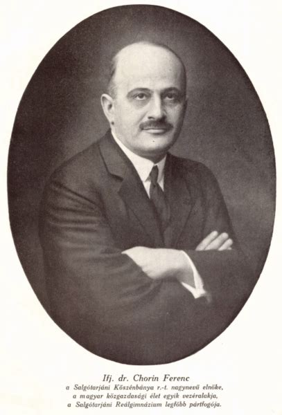 Chorin Ferenc portré történelmi kontextus