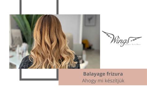 Női frizura karamell balayage technikával