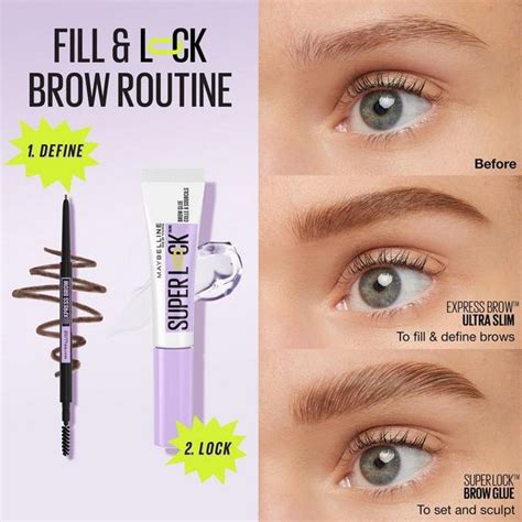 Maybelline Super Lock szemöldökformázó termékcsomagolás