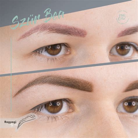 szemöldök tetoválás utáni állapot